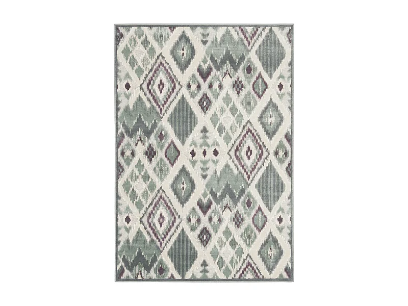 Tapis Gris/Multicolore 122 X 170 cm - Evadne