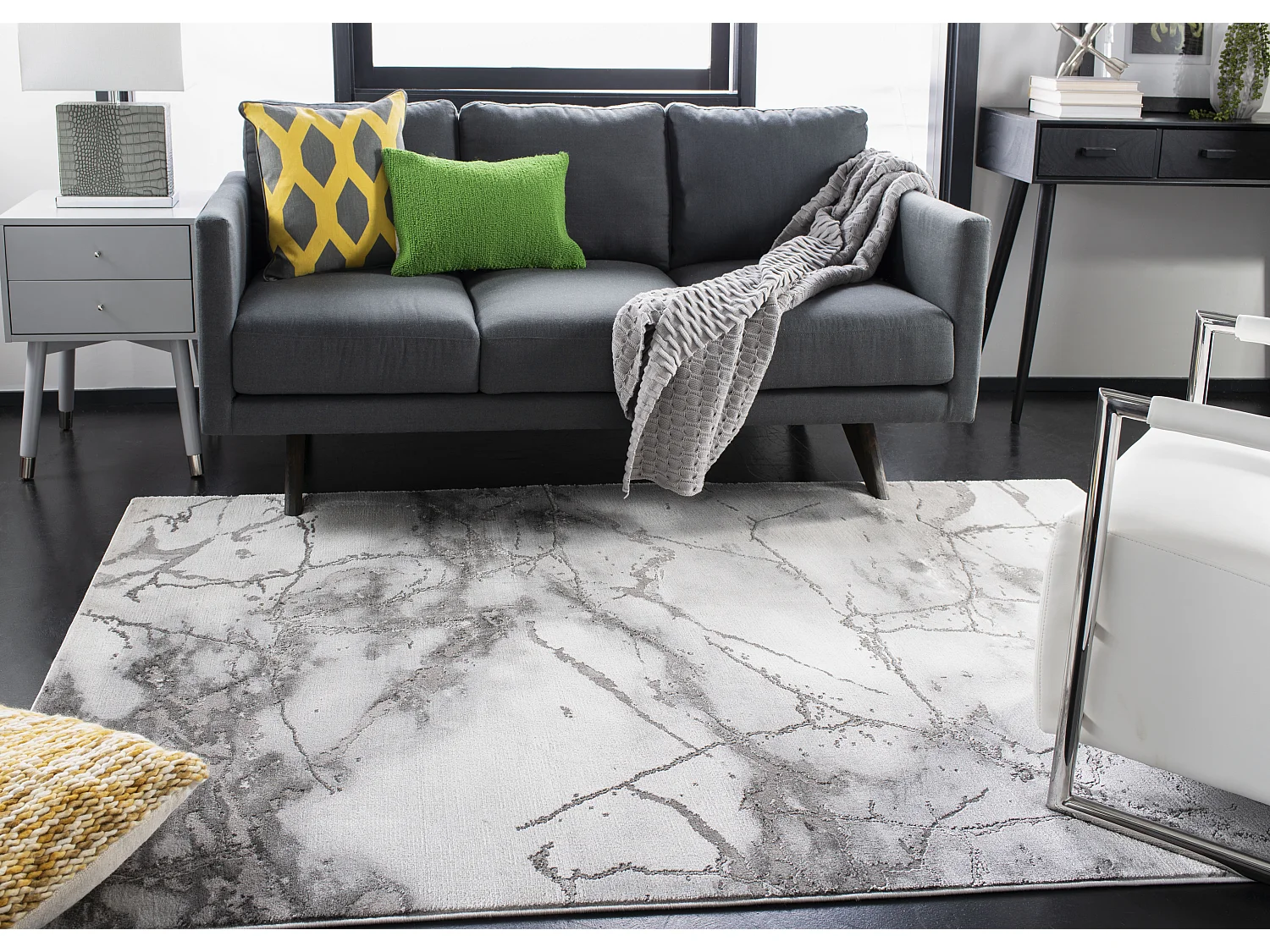 Tapis Gris 160 X 229 cm - Margaretha