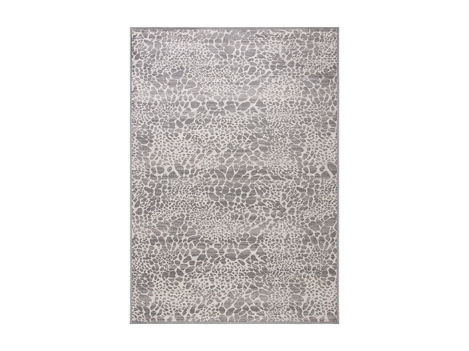 Tapis Neutre/Gris 99 X 160 cm - Leo