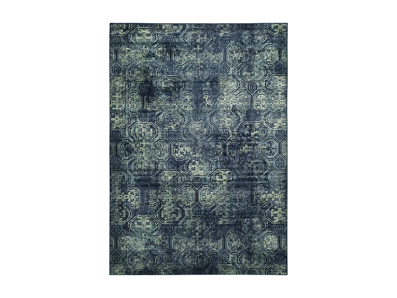 Tapis Bleu Marine/Multicolore 160 X 229 cm - Rashida