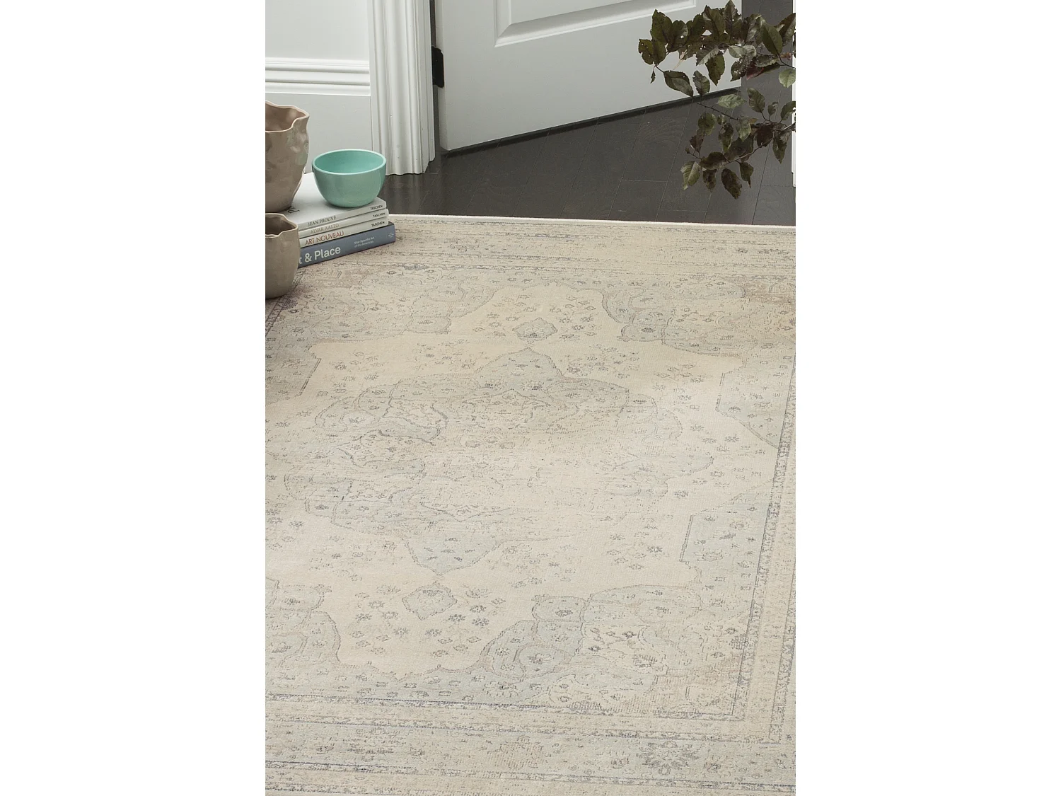 Tapis Bleu/Neutre 122 X 170 cm - Chloe