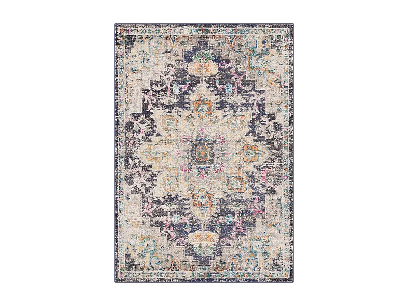 Tapis Noir/Or 160 X 229 cm - Malaya