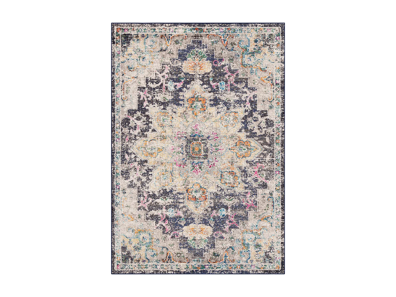 Tapis Noir/Or 160 X 229 cm - Malaya