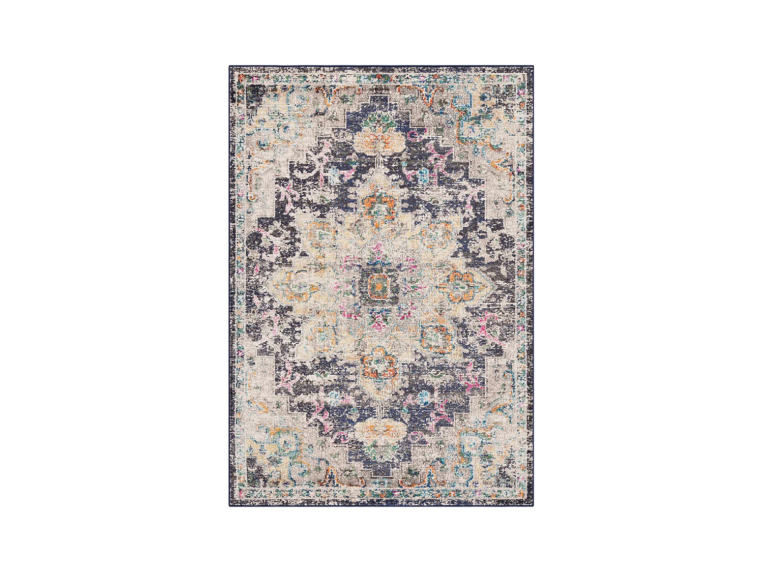 Tapis Noir/Or 160 X 229 cm - Malaya