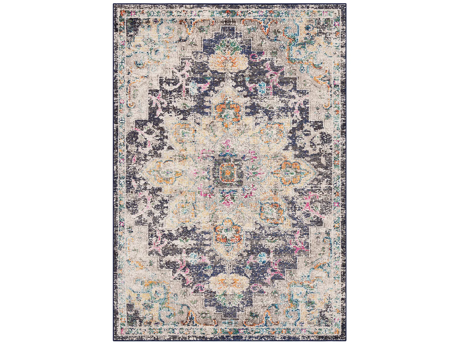 Tapis Noir/Or 160 X 229 cm - Malaya