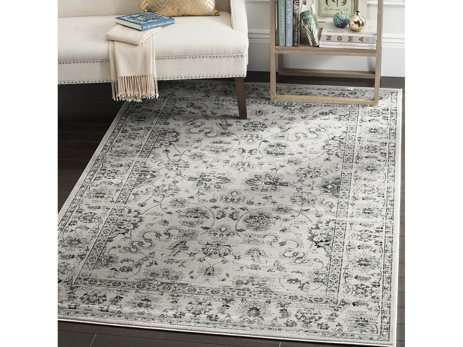 Tapis Gris/Neutre 122 X 170 cm - Sarcelles