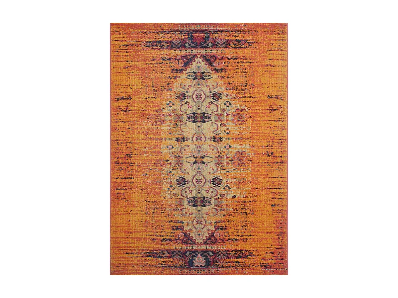 Tapis Orange/Multicolore 155 X 231 cm - Silvia