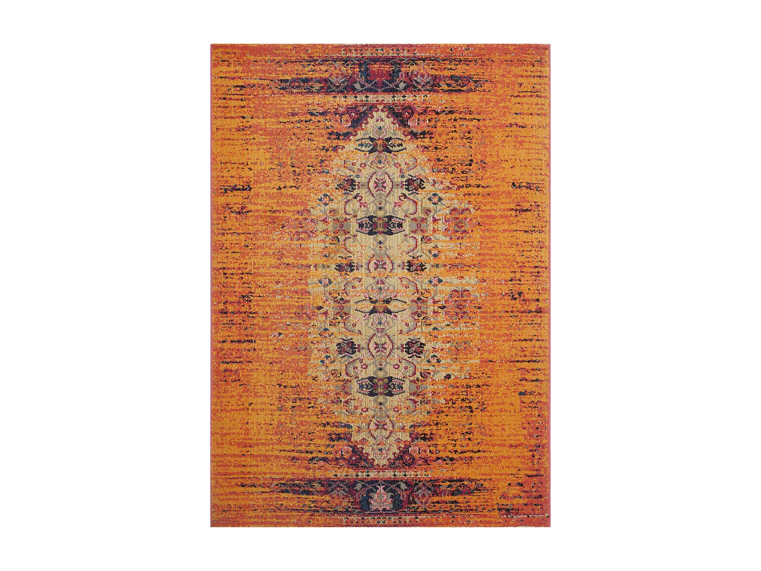 Tapis Orange/Multicolore 155 X 231 cm - Silvia