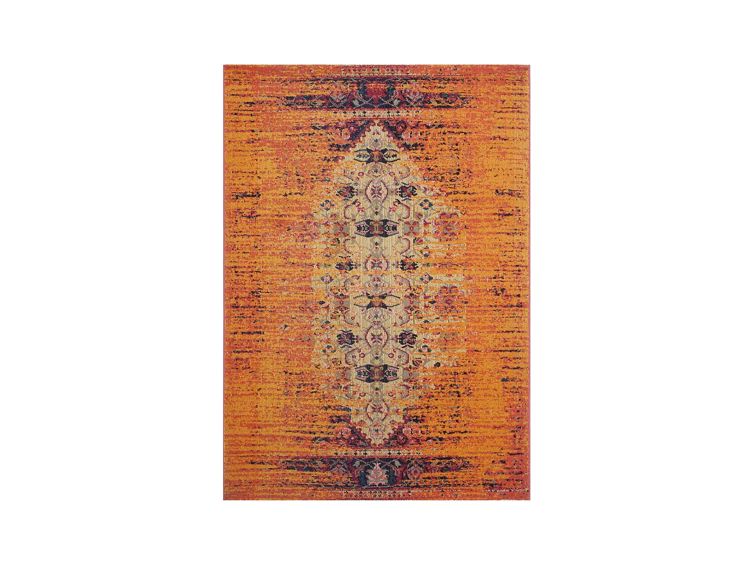 Tapis Orange/Multicolore 155 X 231 cm - Silvia