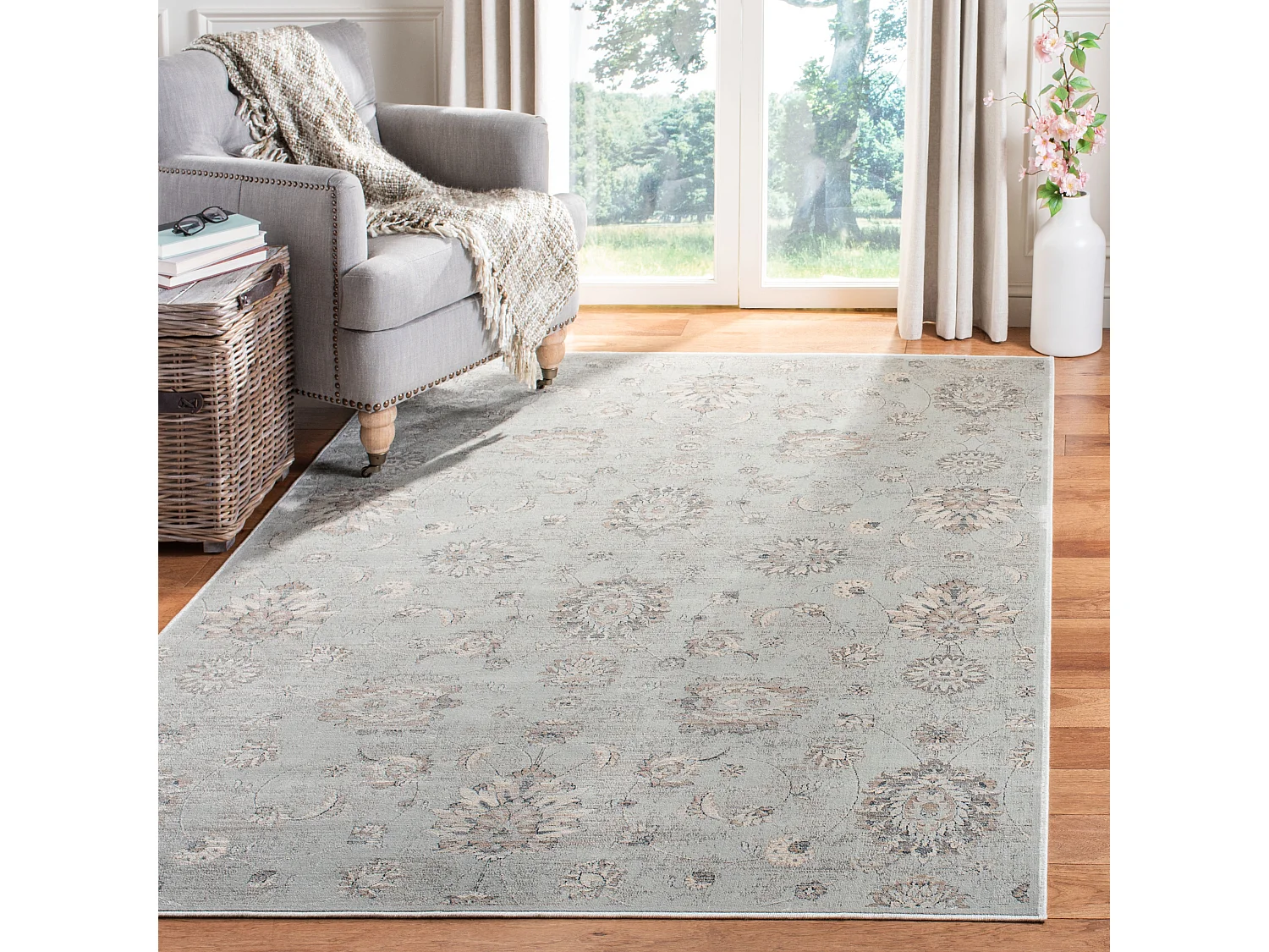 Tapis Bleu/Gris 160 X 229 cm - Brienne