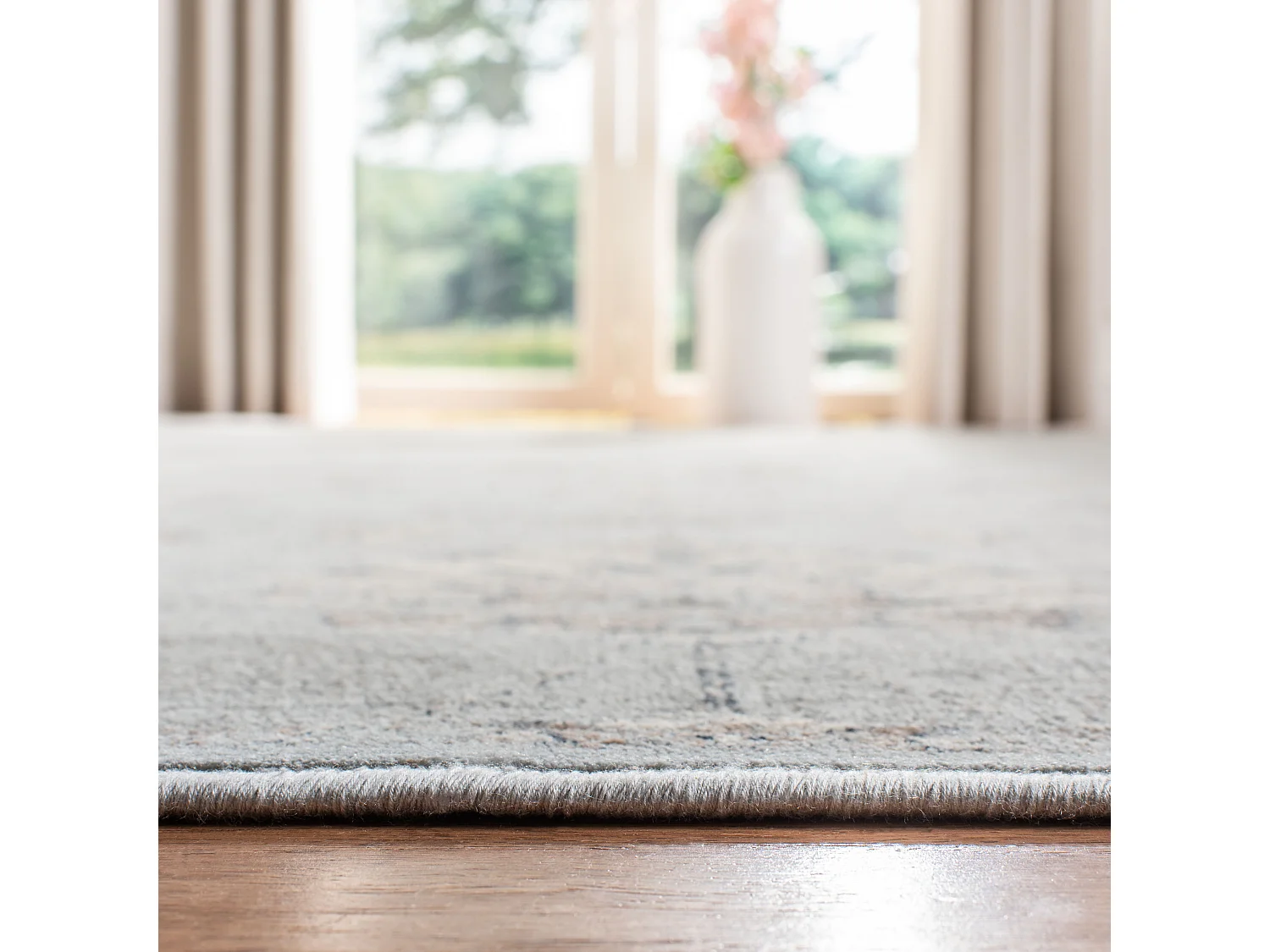 Tapis Bleu/Gris 160 X 229 cm - Brienne