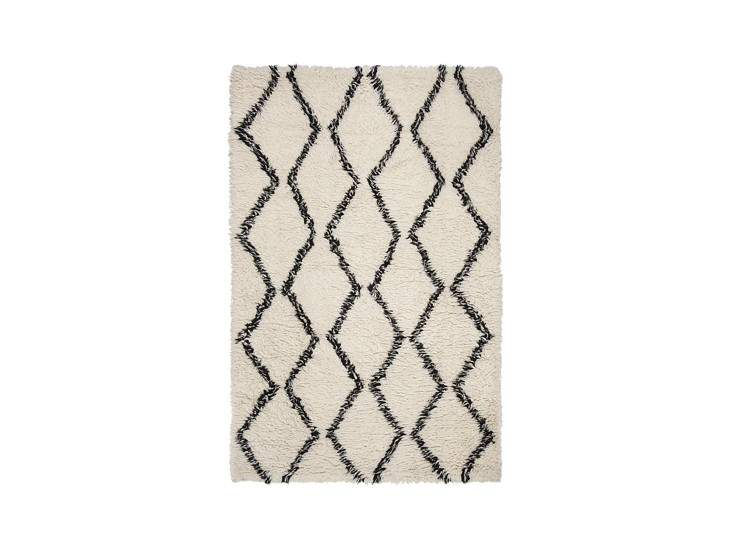 Tapis Noir/Neutre 160 X 229 cm - Boho-Chic