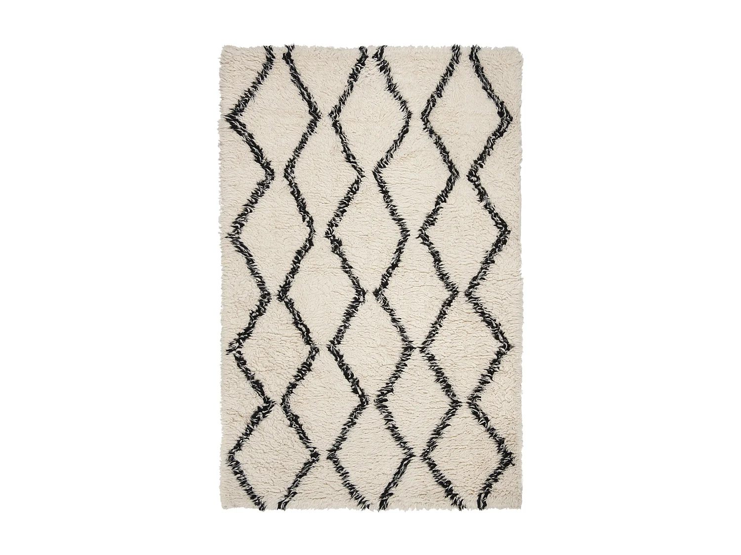 Tapis Noir/Neutre 160 X 229 cm - Boho-Chic
