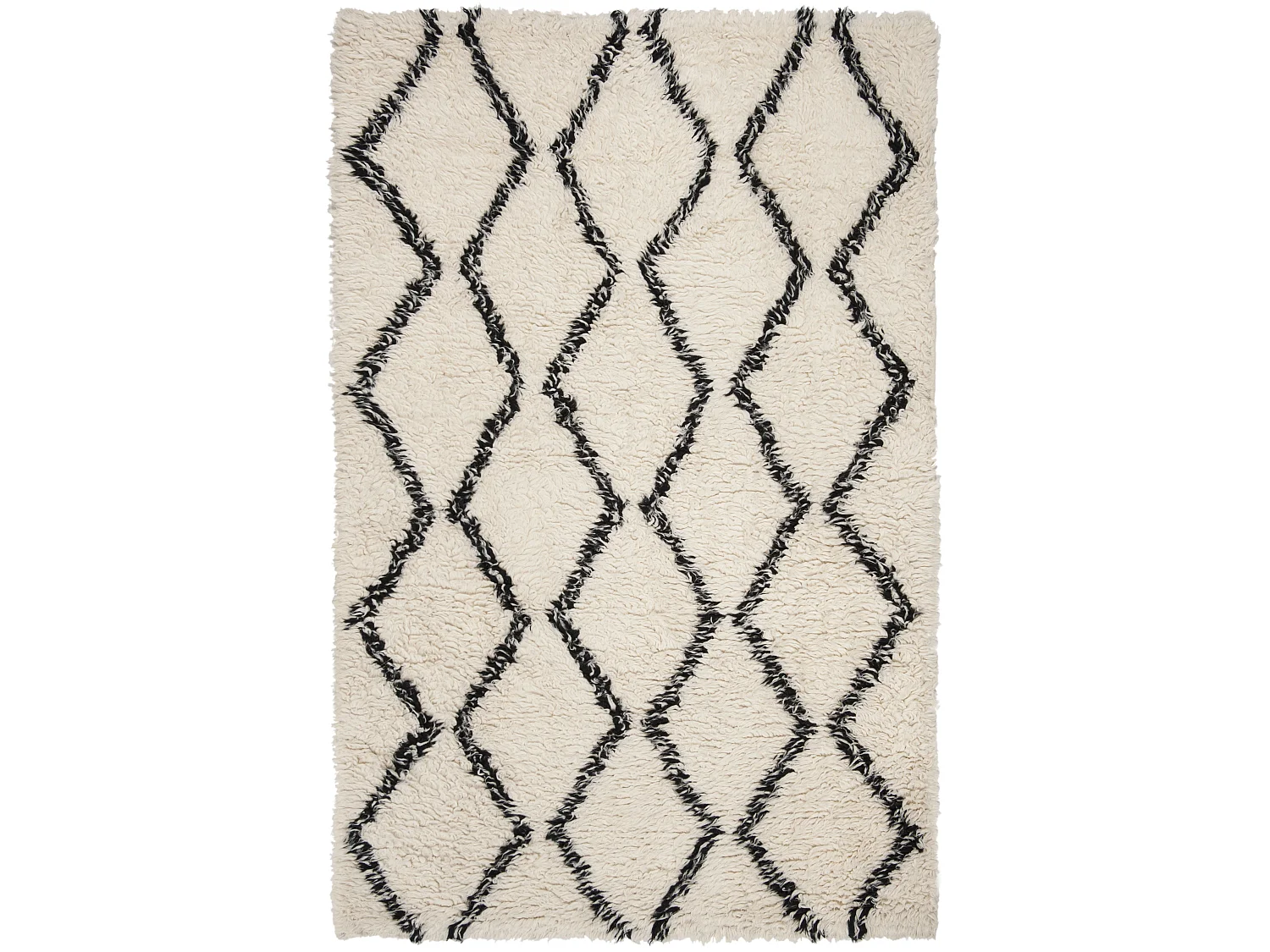 Tapis Noir/Neutre 160 X 229 cm - Boho-Chic