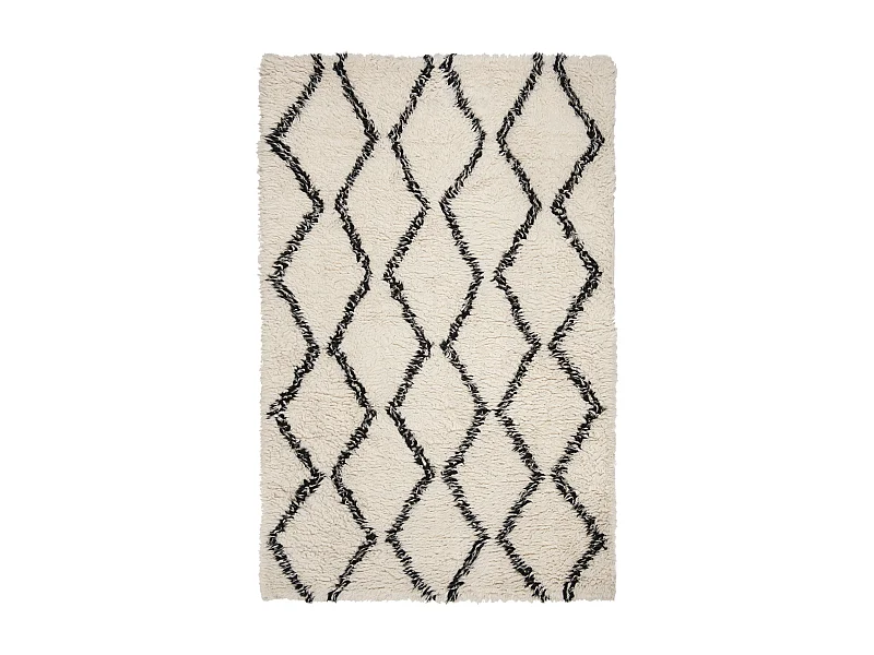Tapis Noir/Neutre 160 X 229 cm - Boho-Chic