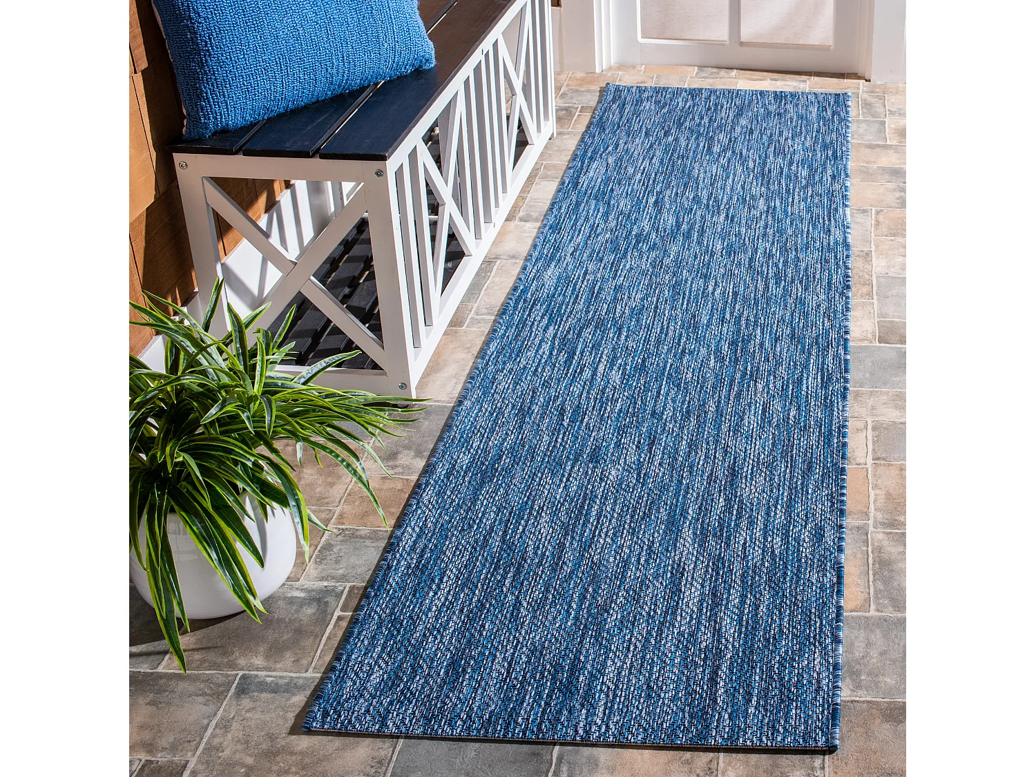 Tapis Bleu marine 69 X 244 cm - Zara