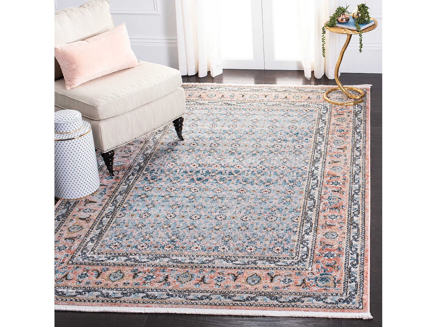 Tapis Bleu/Rose 160 X 229 cm - Amaya