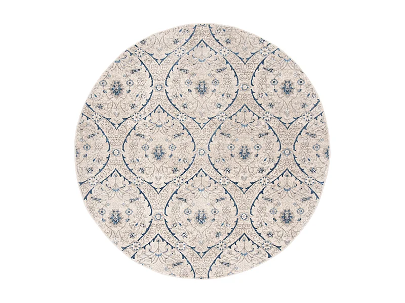 Tapis Gris/Bleu 201 X 201 cm - Camille