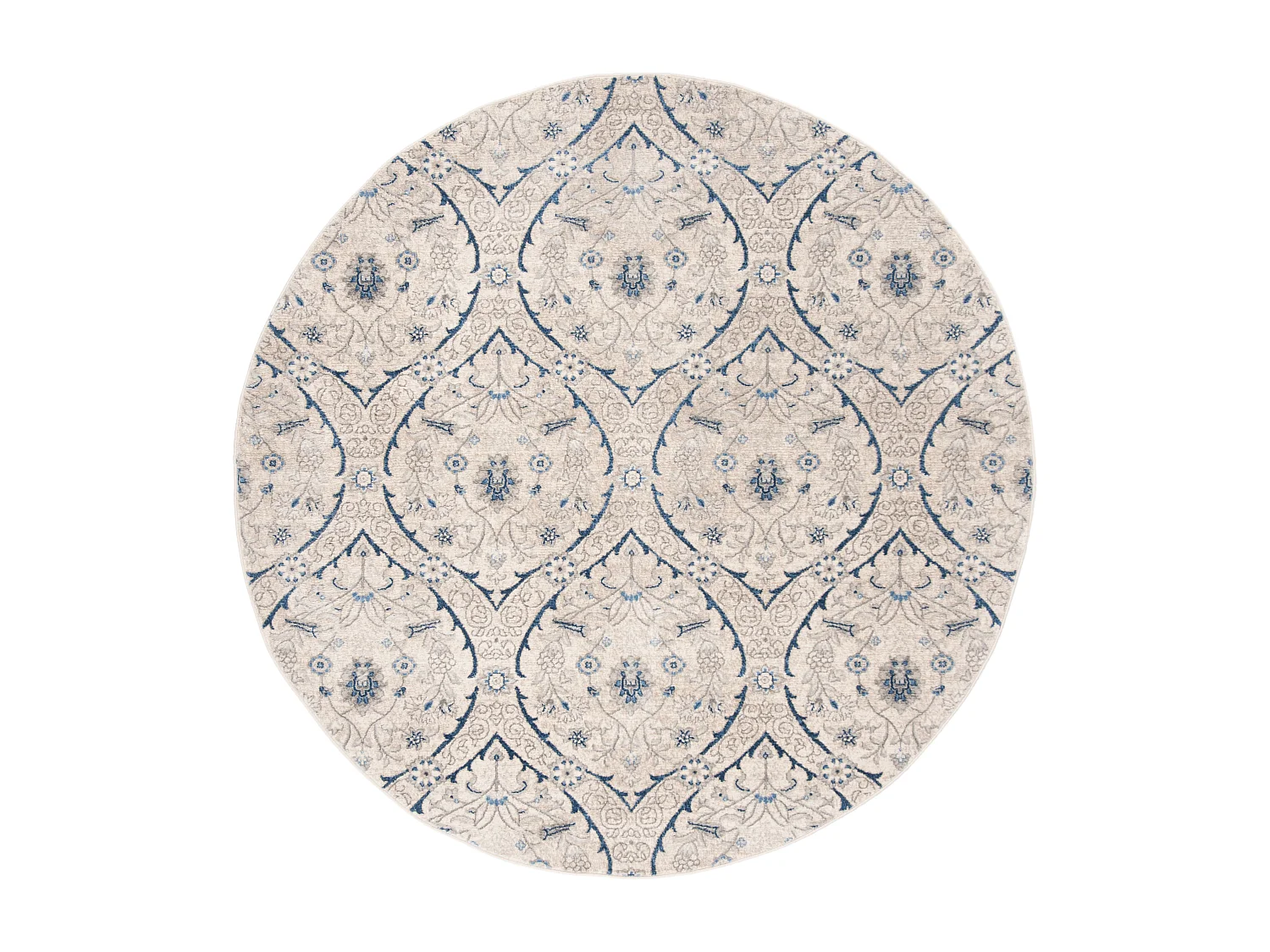 Tapis Gris/Bleu 201 X 201 cm - Camille