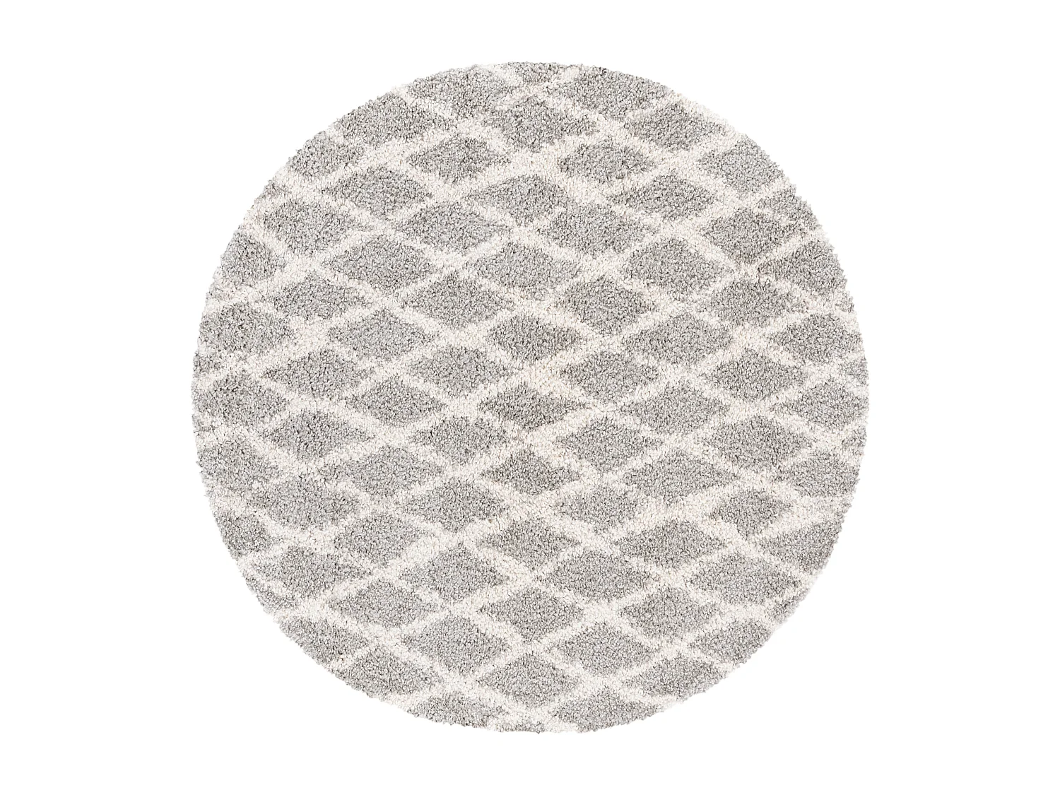 Tapis Gris/Neutre 155 X 155 cm - Nador