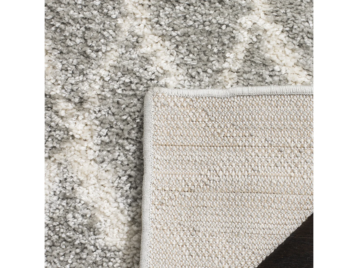 Tapis Gris/Neutre 155 X 155 cm - Nador