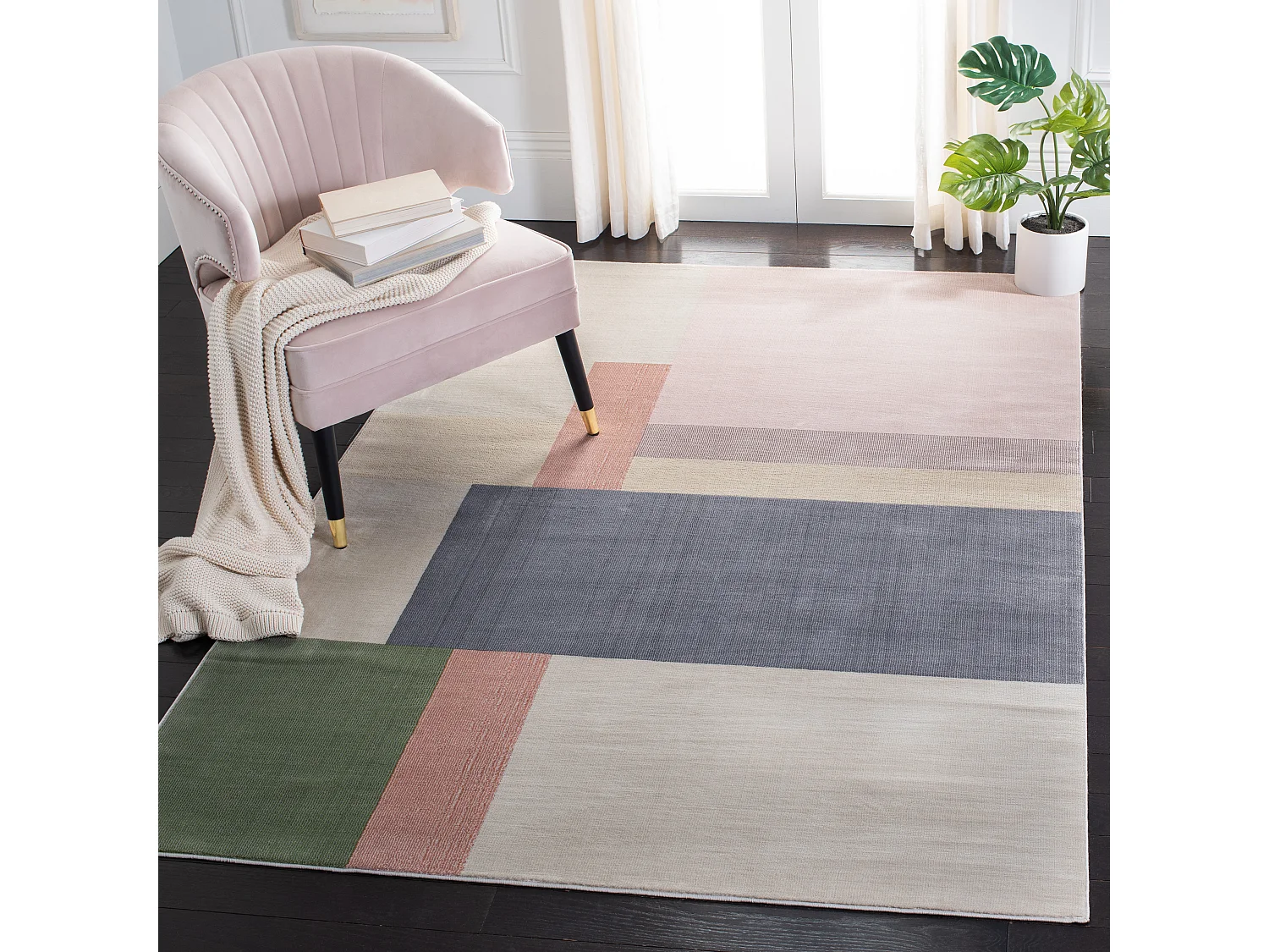 Tapis Neutre/Gris 160 X 231 cm - Lyla