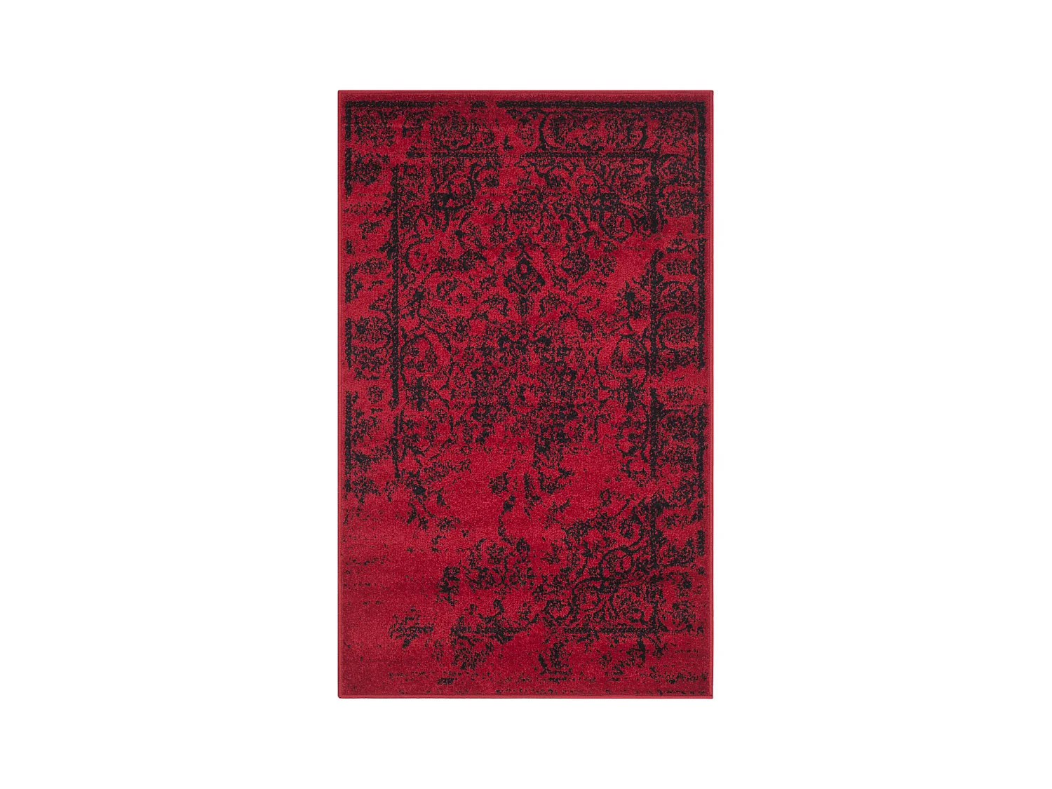 Tapis Rouge/Noir 122 X 183 cm - Justyna
