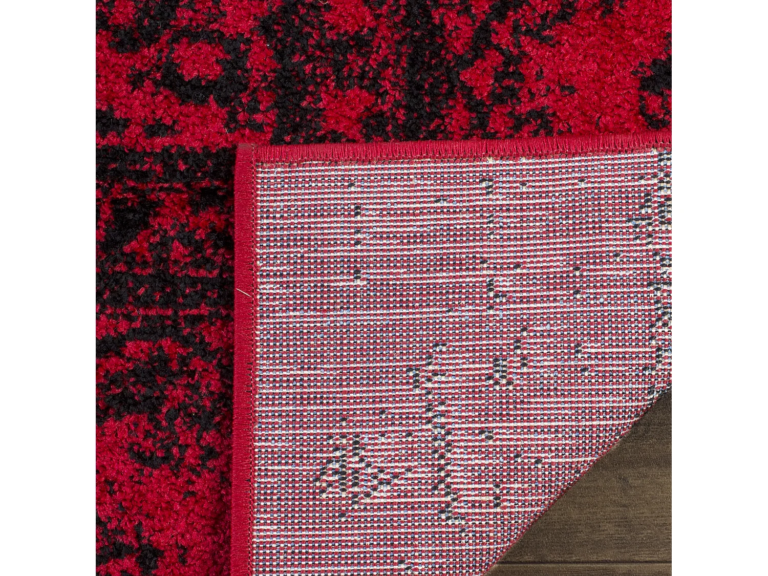 Tapis Rouge/Noir 122 X 183 cm - Justyna