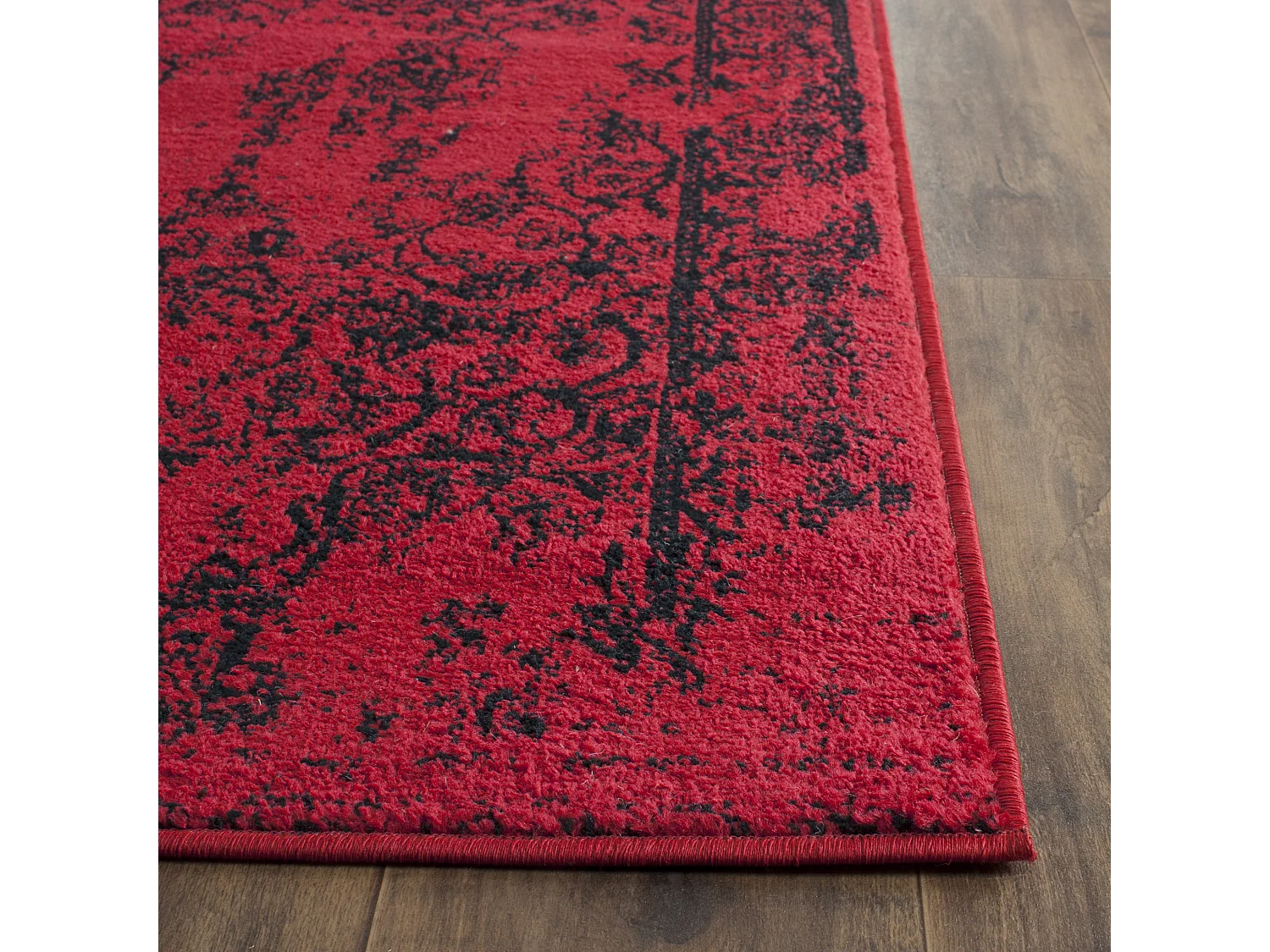 Tapis Rouge/Noir 122 X 183 cm - Justyna