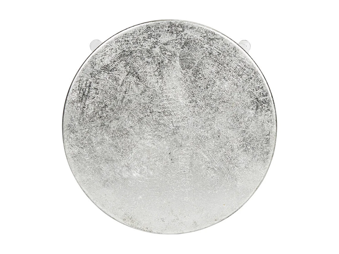 Tabouret de bar & de comptoir Noir et argent 34 X 34 X 76.2 cm - Lilia