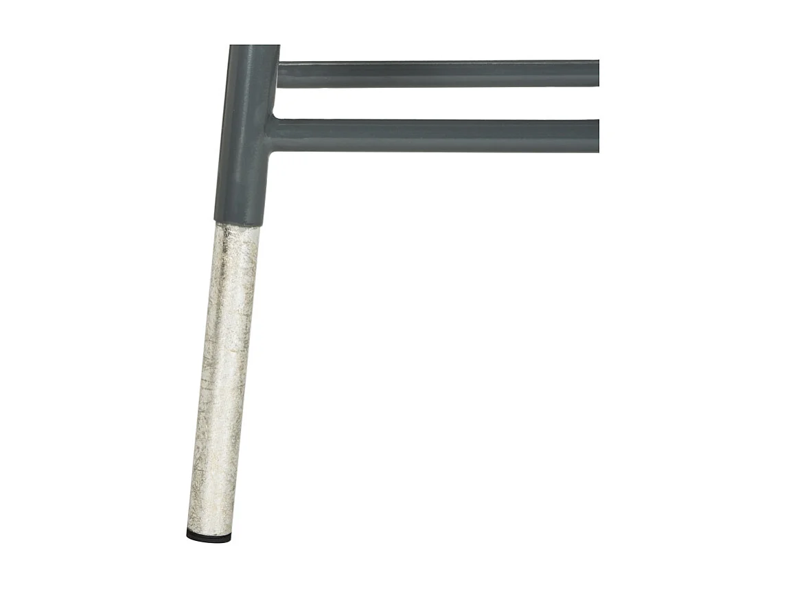 Tabouret de bar & de comptoir Gris et argent 34 X 34 X 60.96 cm - Lala