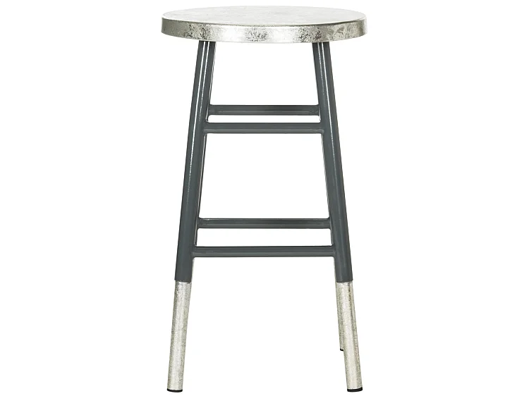 Tabouret de bar & de comptoir Gris et argent 34 X 34 X 60.96 cm - Lala