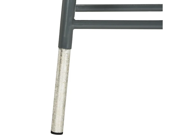 Tabouret de bar & de comptoir Gris et argent 34 X 34 X 60.96 cm - Lala