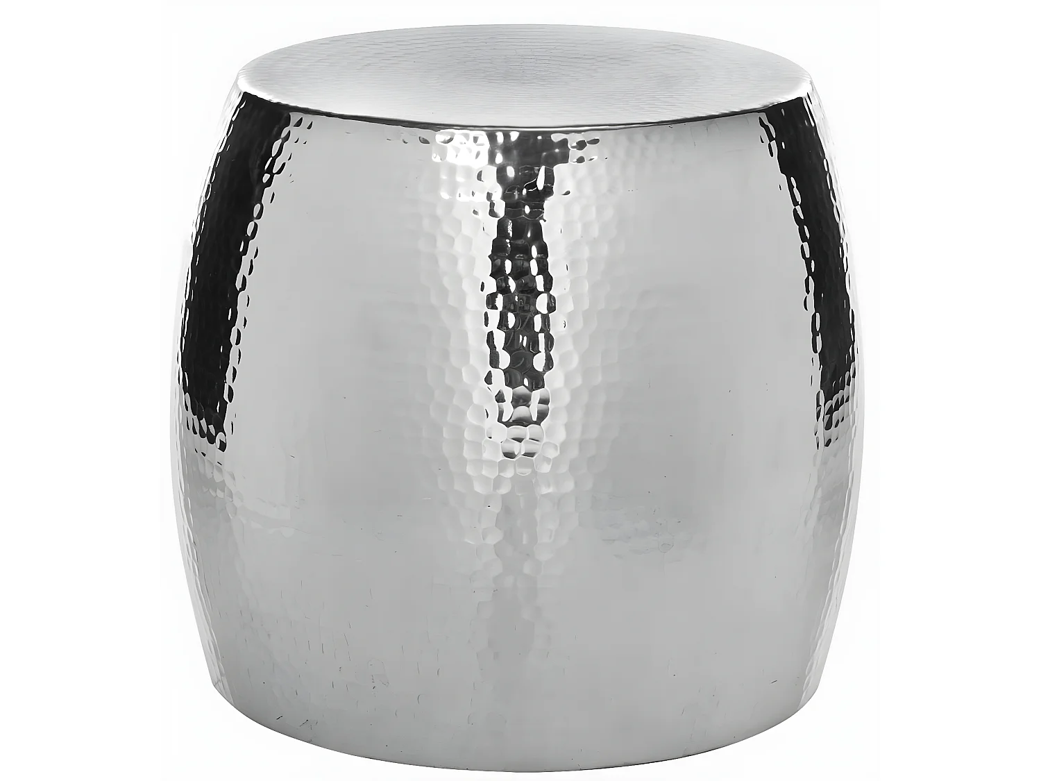 Tabouret Argent 39 X 39 X 40.13 cm - Ermina