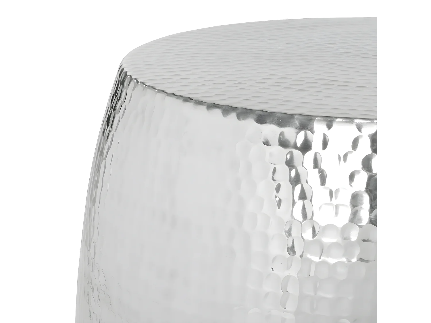 Tabouret Argent 39 X 39 X 40.13 cm - Ermina