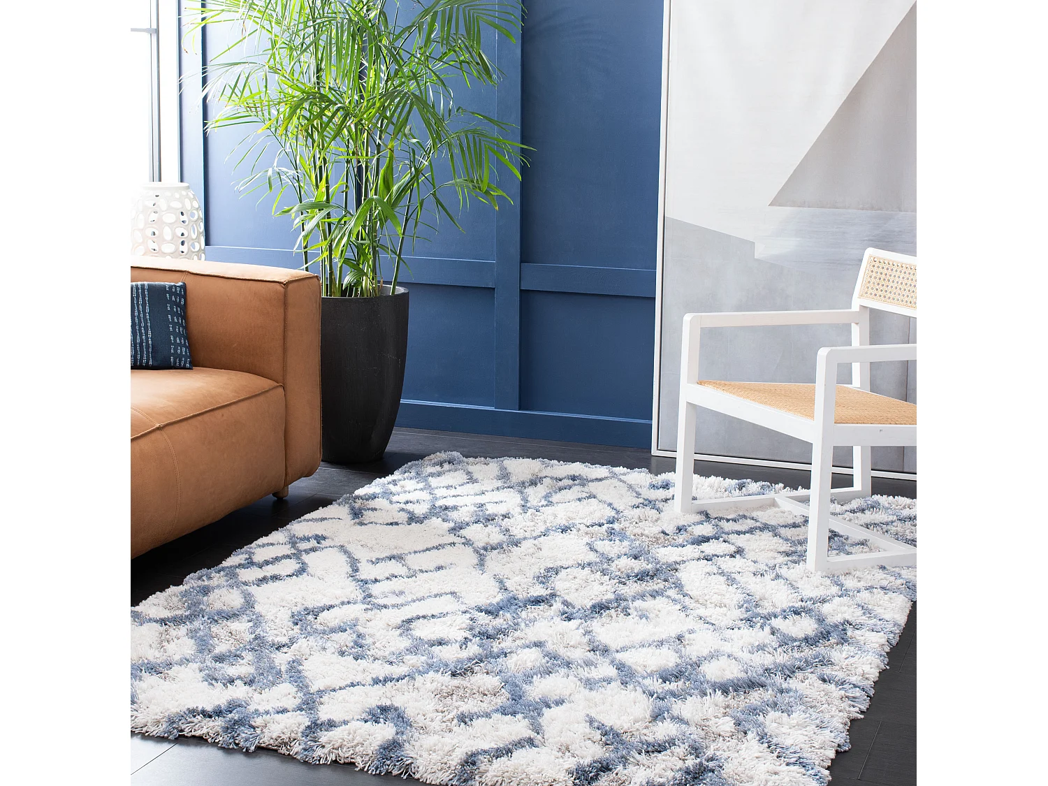 Tapis Blanc 160 X 231 cm - Olegaria