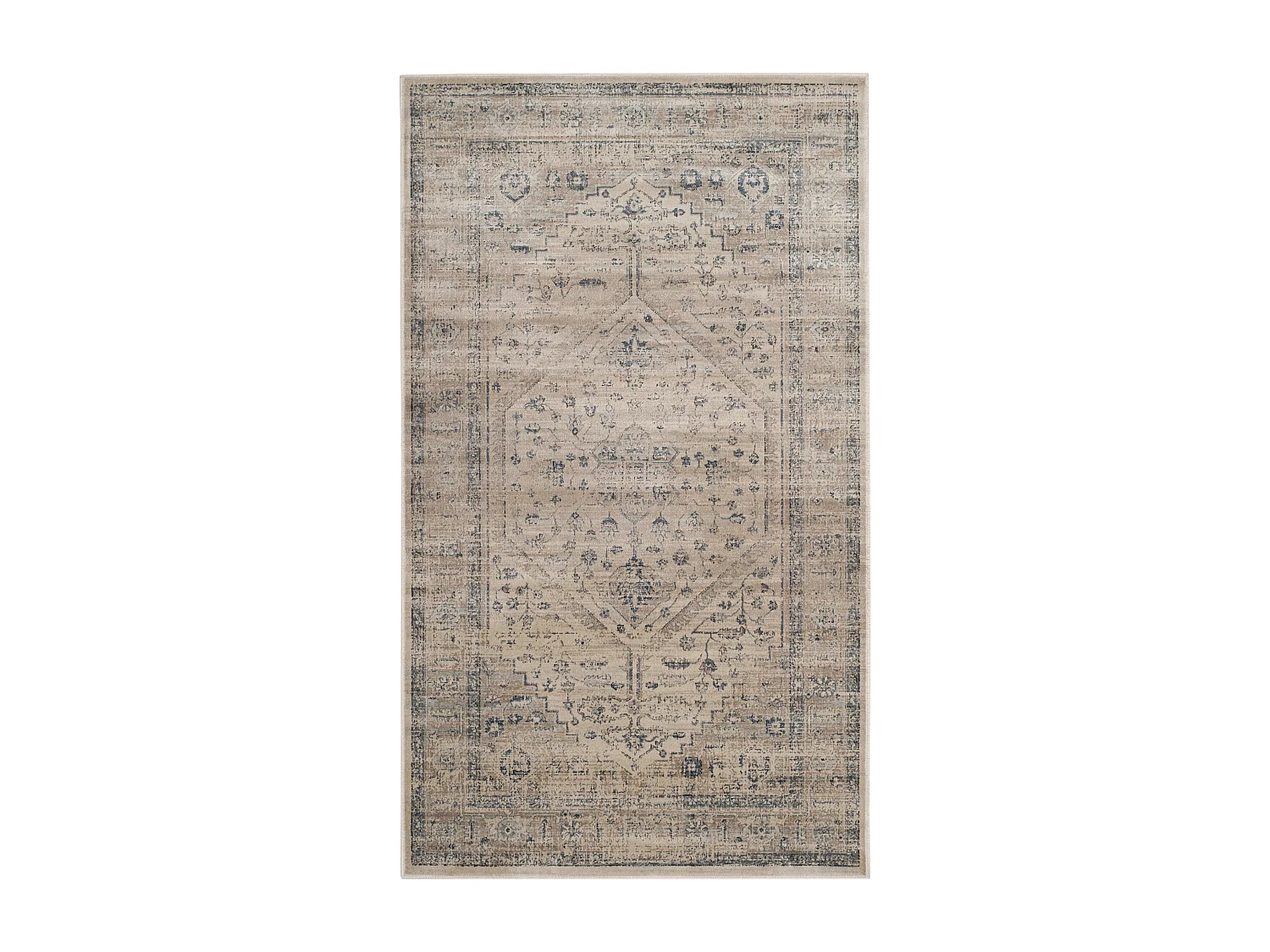 Tapis Neutre/Bleu 99 X 170 cm - Rihana