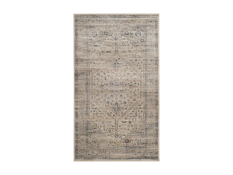 Tapis Neutre/Bleu 99 X 170 cm - Rihana