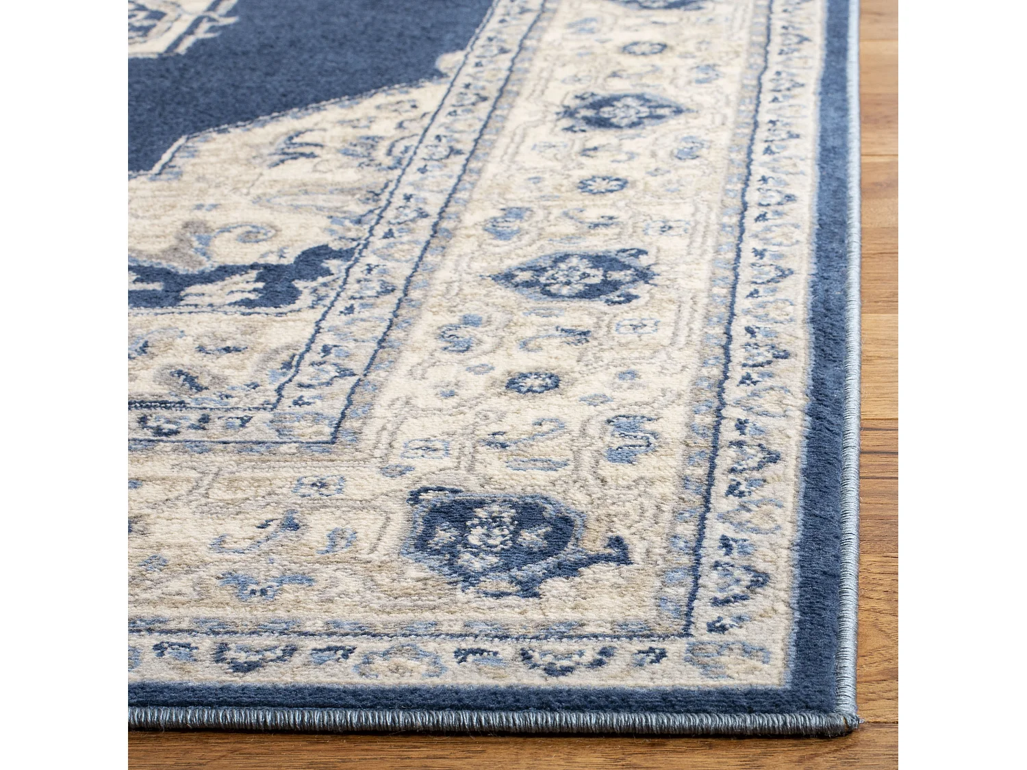 Tapis Bleu/Neutre 91 X 152 cm - Ella