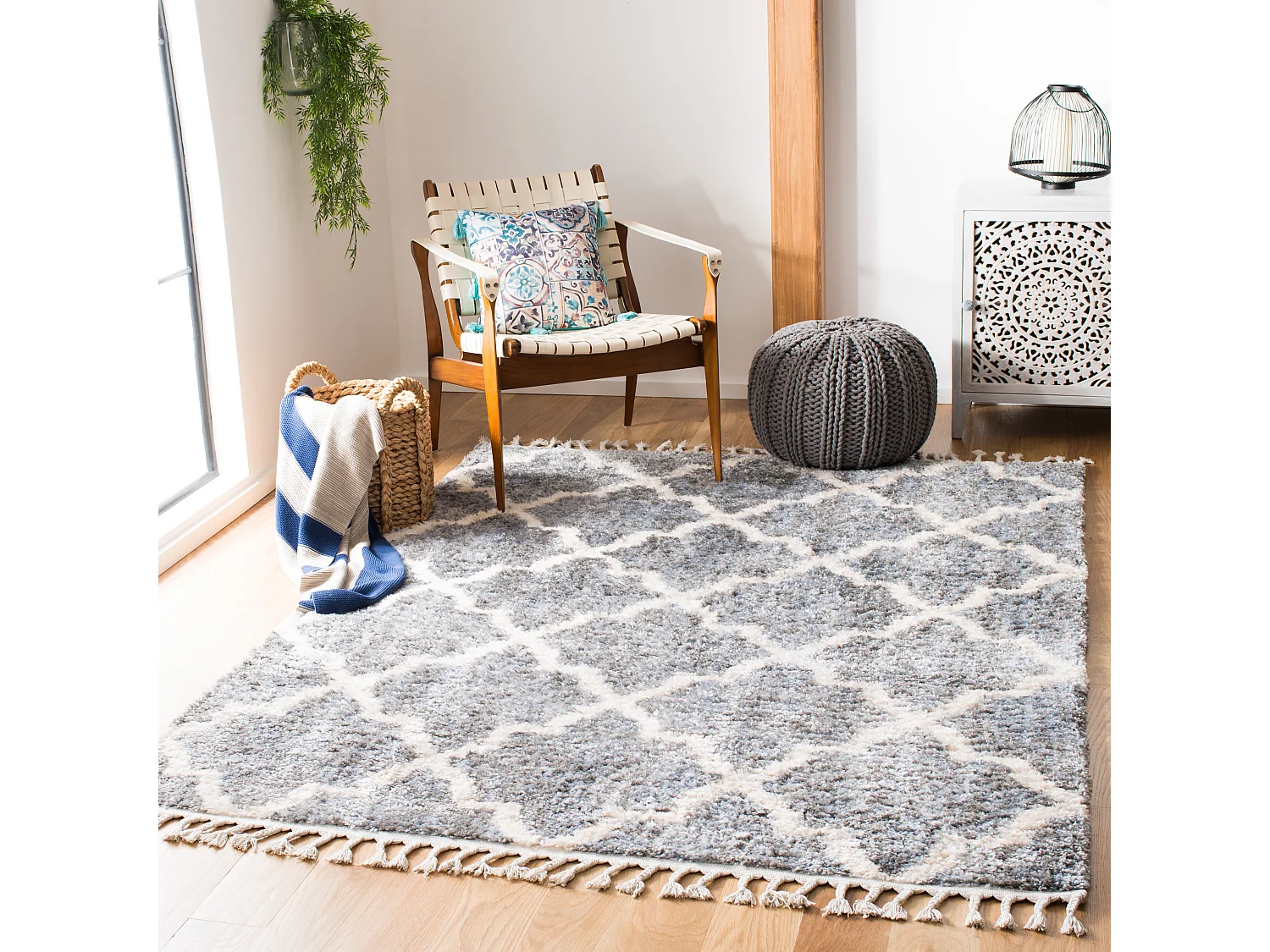 Tapis Gris/Neutre 160 X 229 cm - Marrakesh