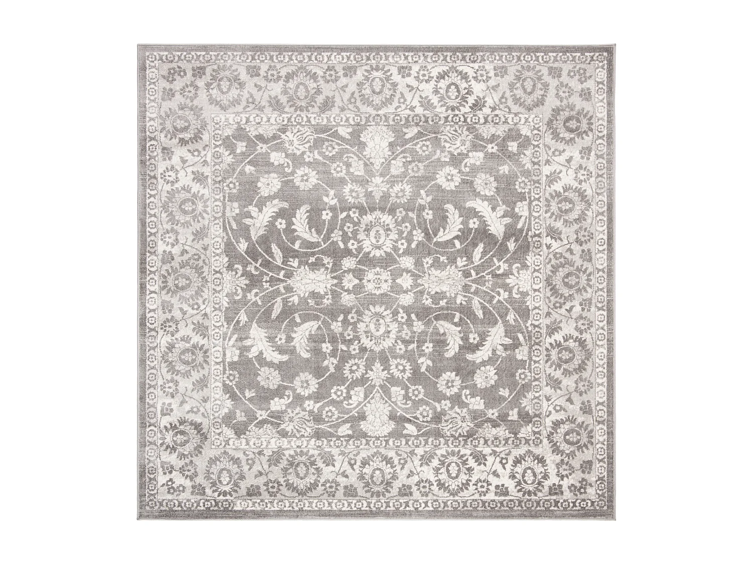 Tapis Neutre/Gris 201 X 201 cm - Ciara