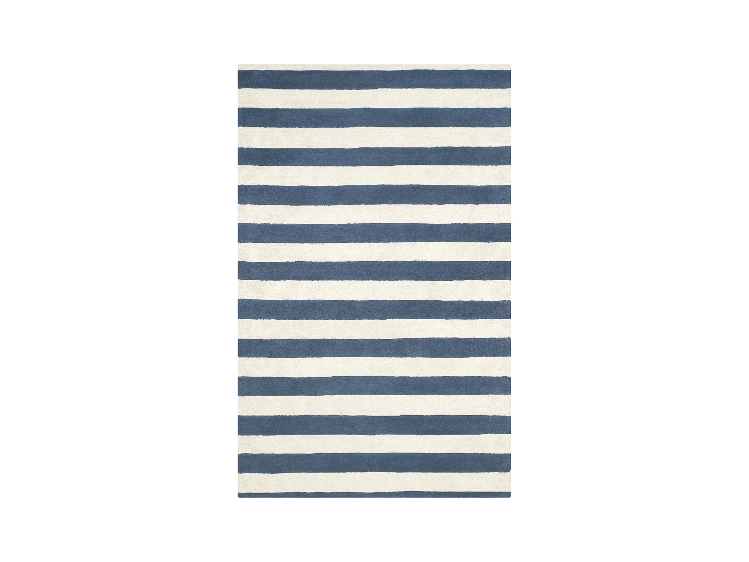 Tapis Bleu Marine/Neutre 183 X 274 cm - Amiyah