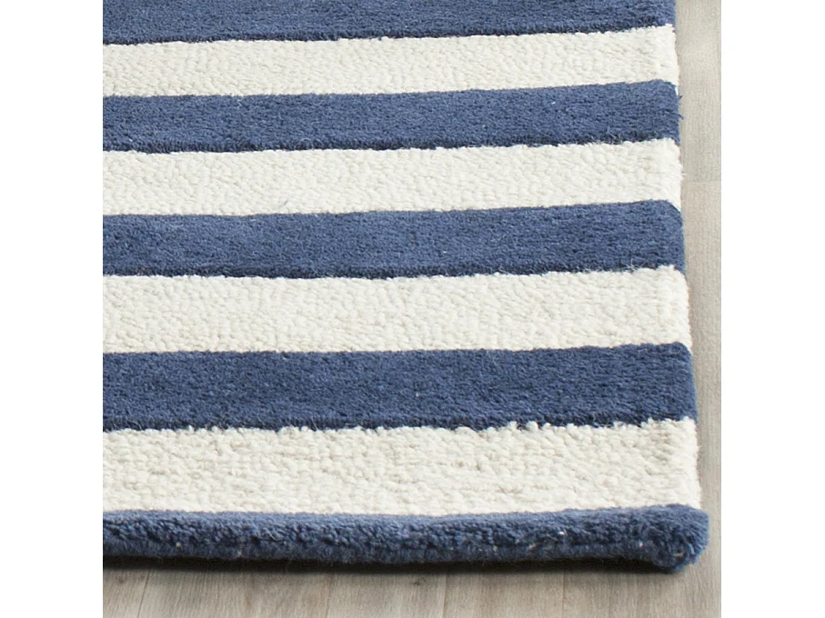 Tapis Bleu Marine/Neutre 183 X 274 cm - Amiyah