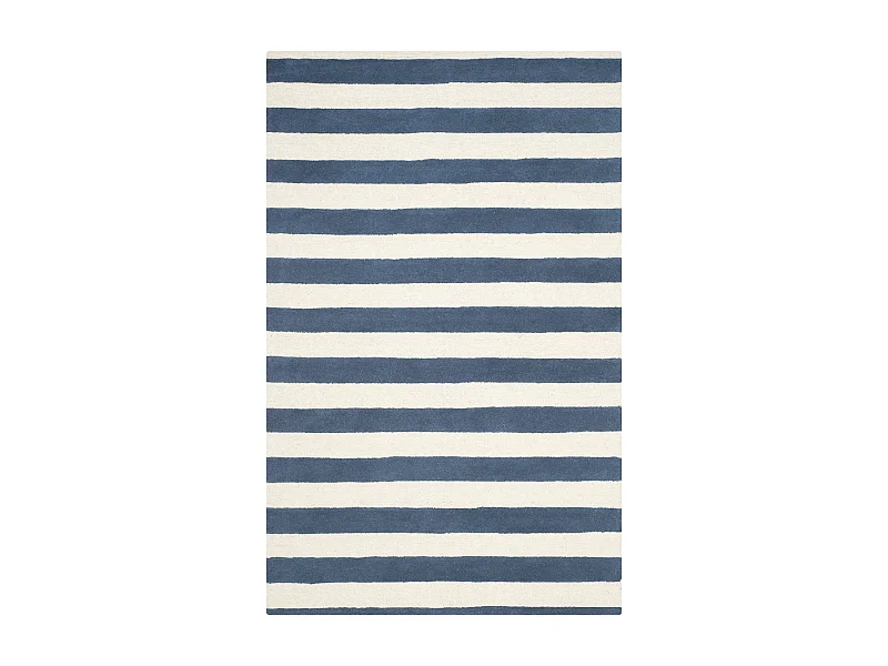 Tapis Bleu Marine/Neutre 183 X 274 cm - Amiyah