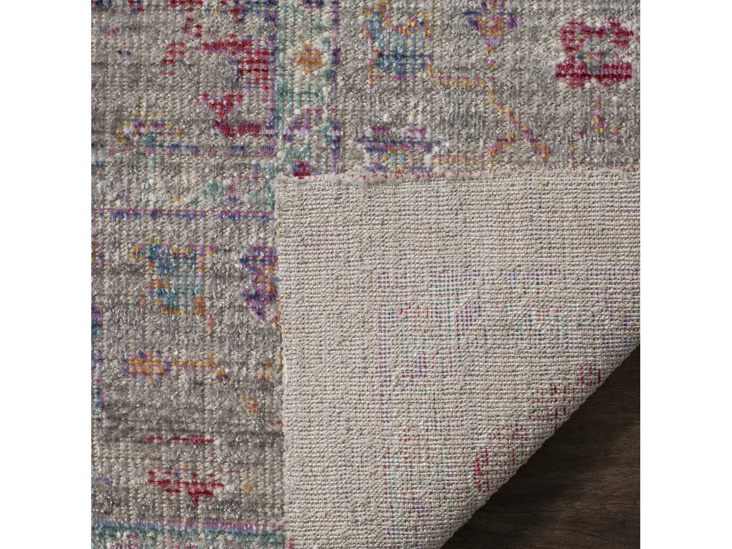 Tapis Gris/Rose 122 X 183 cm - Pierre