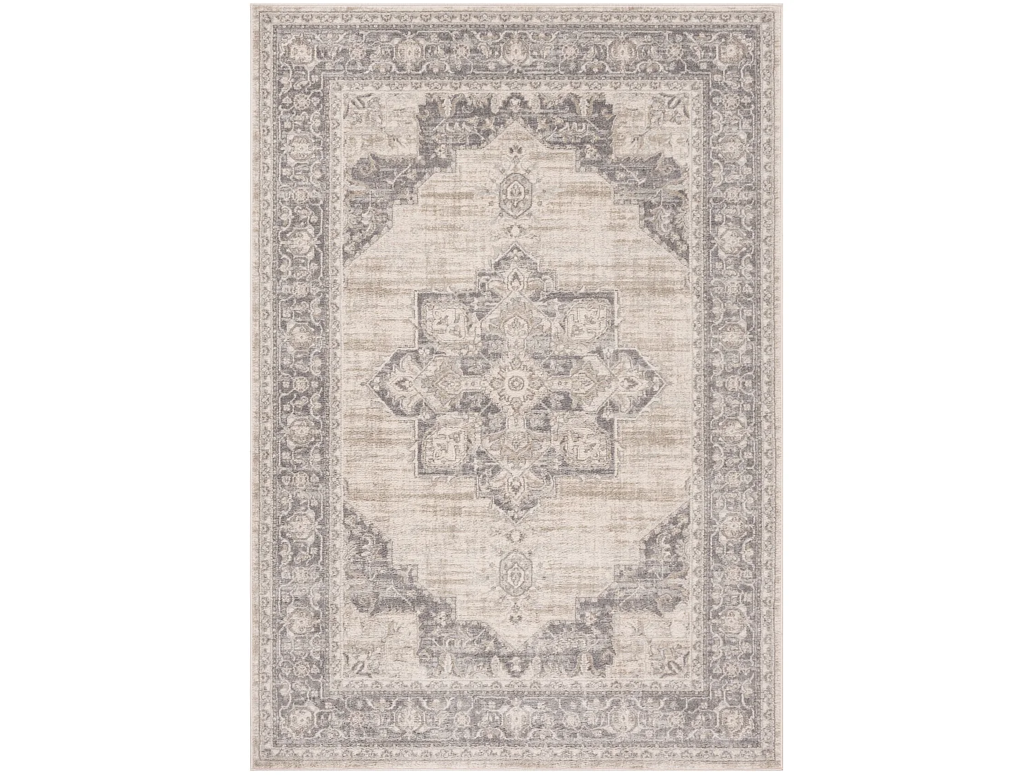 Tapis Neutre/Gris 160 X 229 cm - Ella