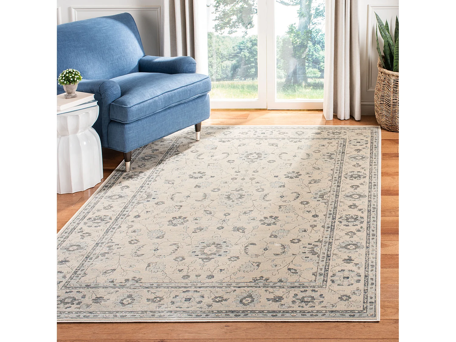 Tapis Bleu/Gris/Neutre 160 X 229 cm - Sansa