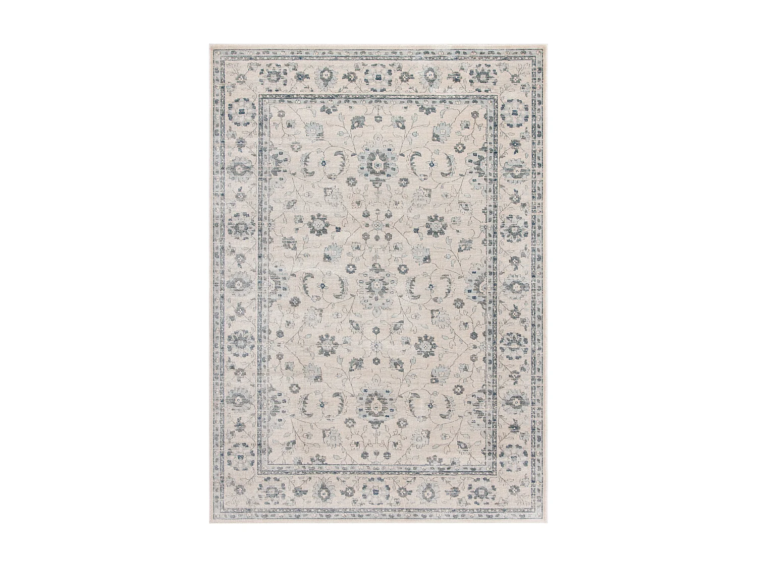 Tapis Bleu/Gris/Neutre 160 X 229 cm - Sansa