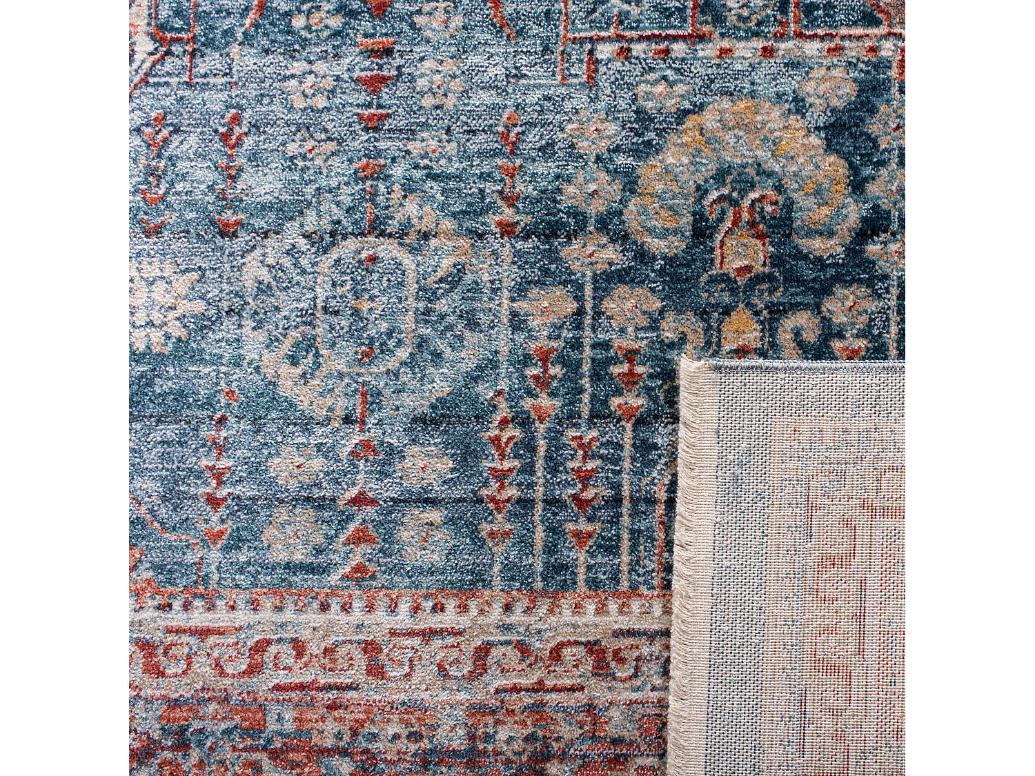 Tapis Bleu/Rouge 152 X 244 cm - Anaya