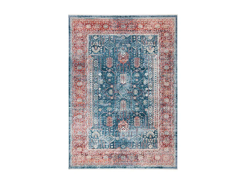 Tapis Bleu/Rouge 152 X 244 cm - Anaya
